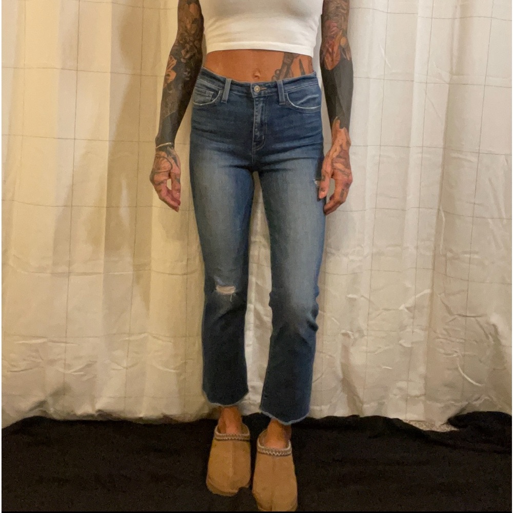 Flying Monkey Midrise  Cropped Jeans